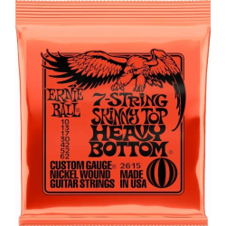 Ernie Ball 2615 7-String Skinny Top Heavy Bottom Nickel
